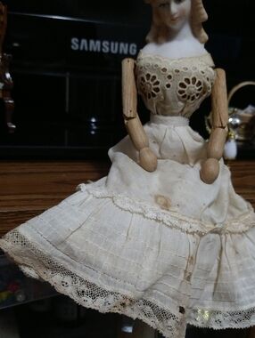 Penelope Wooden Peg Doll